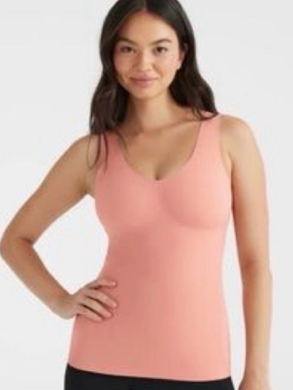 Knix LuxeLift Scoop Neck Tank- Wireless Built In Support Tank- Size Medium